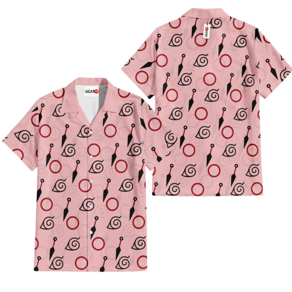 Sakura Haruno Hawaiian Shirt Naruto Hawaiian Shirt Anime Hawaiian Shirt