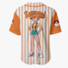 Misty Kasumi Anime Pokemon Otaku Cosplay Shirt Anime Baseball Jersey