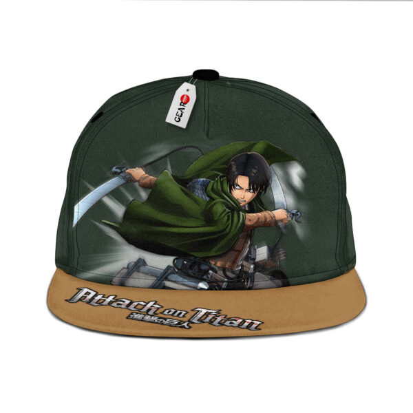 Levi Ackerman Snapback Hat Attack on Titan Snapback Hat Anime Snapback Hat