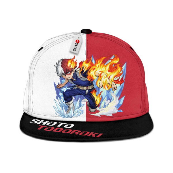 Shoto Todoroki Snapback Hat My Hero Academia Snapback Hat Anime Snapback Hat