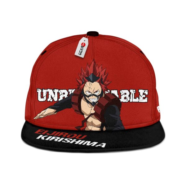 Eijiro Kirishima Snapback Hat My Hero Academia Snapback Hat Anime Snapback Hat