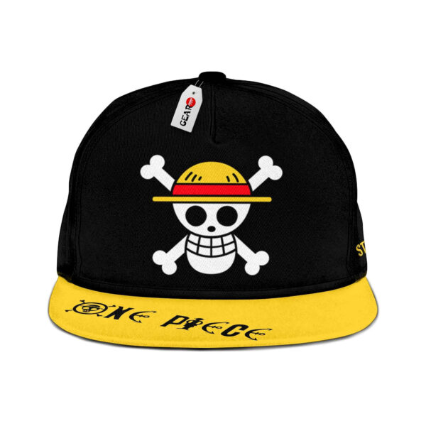 Straw Hat Pirates Snapback Hat One Piece Snapback Hat Anime Snapback Hat