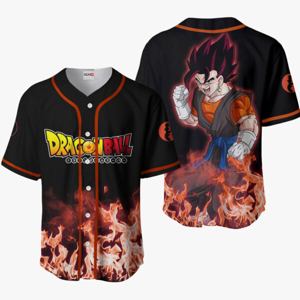 Vegito Anime Dragon Ball Z Otaku Cosplay Shirt Anime Baseball Jersey