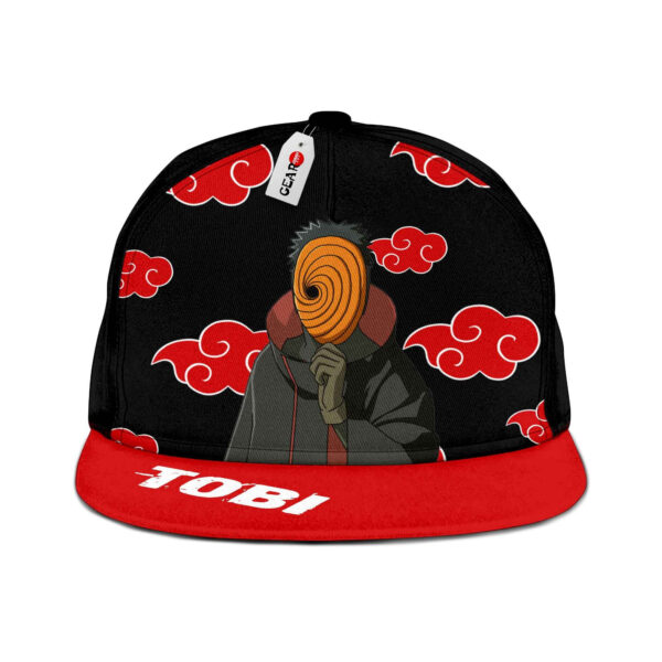 Akatsuki Tobi Snapback Hat Naruto Snapback Hat Anime Snapback Hat