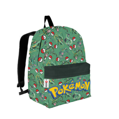 Rayquaza Pokemon Backpack Anime Backpack