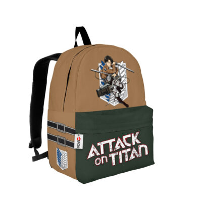 Levi Ackerman Attack on Titan Backpack Anime Backpack
