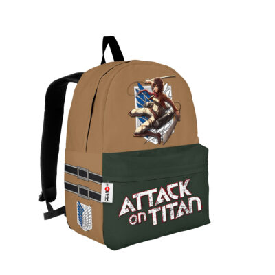 Mikasa Ackerman Attack on Titan Backpack Anime Backpack