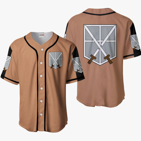 Training Corps Anime Otaku Cosplay Shirt Anime Baseball Jersey