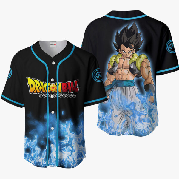 Gogeta Anime Dragon Ball Z Otaku Cosplay Shirt Anime Baseball Jersey