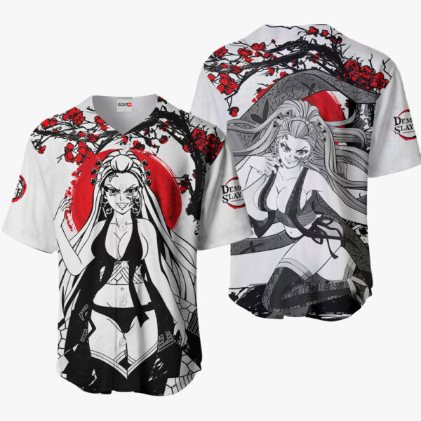 Daki Anime Demon Slayer Otaku Cosplay Shirt Anime Baseball Jersey Japan Style Idea