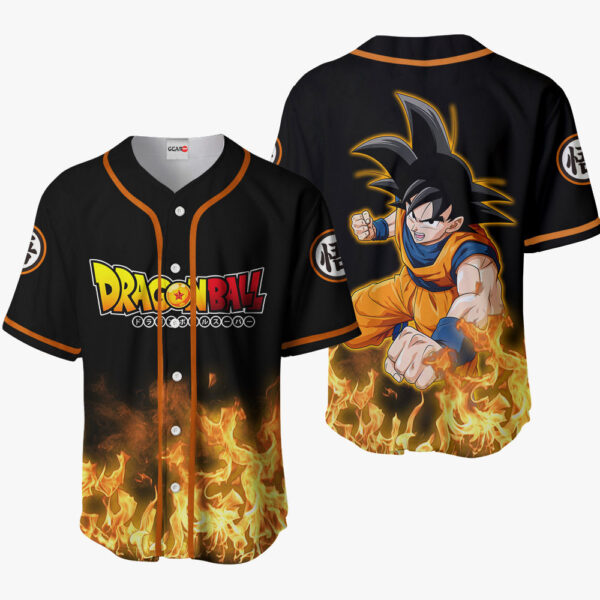 Goku Anime Dragon Ball Z Otaku Cosplay Shirt Anime Baseball Jersey