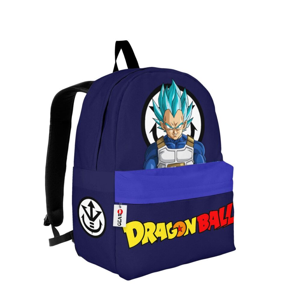 Vegeta Blue Dragon Ball Z Backpack Anime Backpack