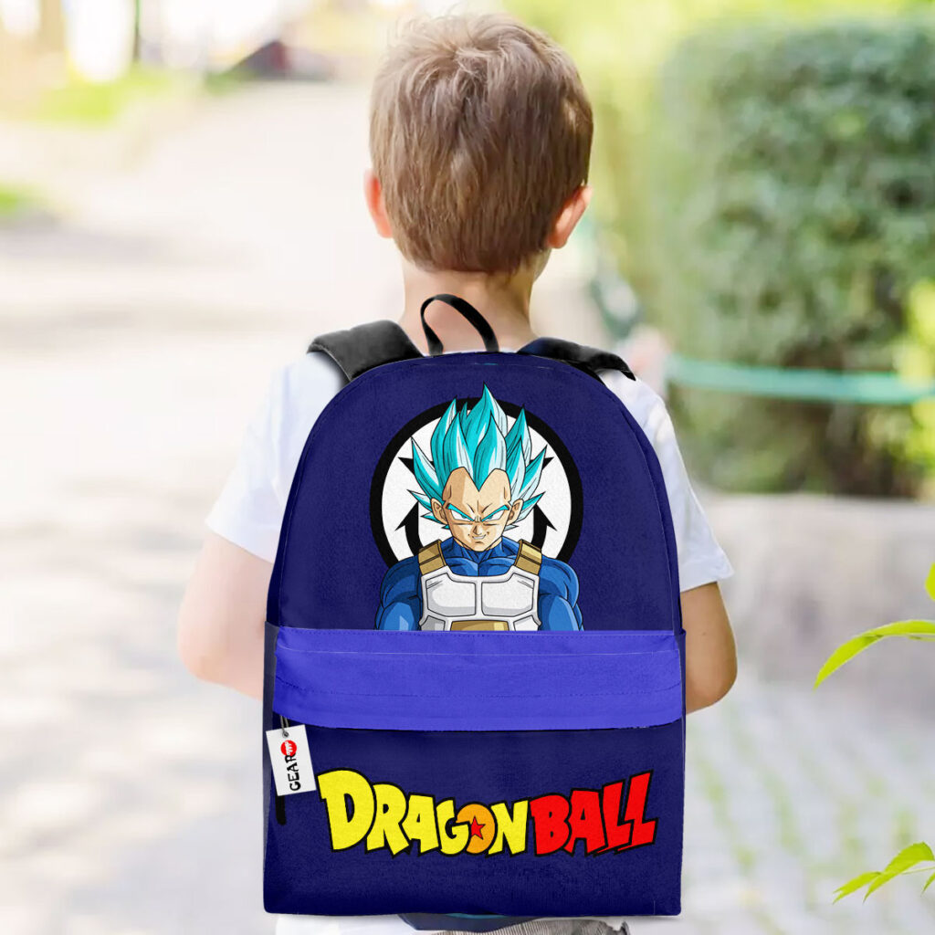 Vegeta Blue Dragon Ball Z Backpack Anime Backpack