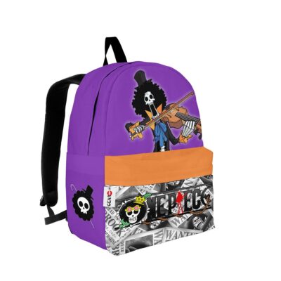 Brook One Piece Backpack Custom Bag Anime Backpack