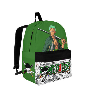 Zoro Roronoa One Piece Backpack Custom Bag Anime Backpack