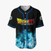 Goku Super Saiyan Blue Anime Dragon Ball Z Otaku Cosplay Shirt Anime Baseball Jersey