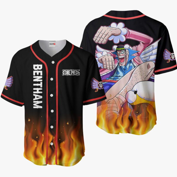 Bentham Anime One Piece Otaku Cosplay Shirt Anime Baseball Jersey