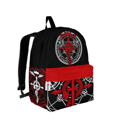 Fullmetal Flamel Symbols Fullmetal Alchemist Backpack Anime Custom Anime Backpack