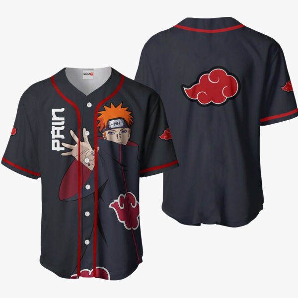Pain Anime Naruto Otaku Cosplay Shirt Anime Baseball Jersey
