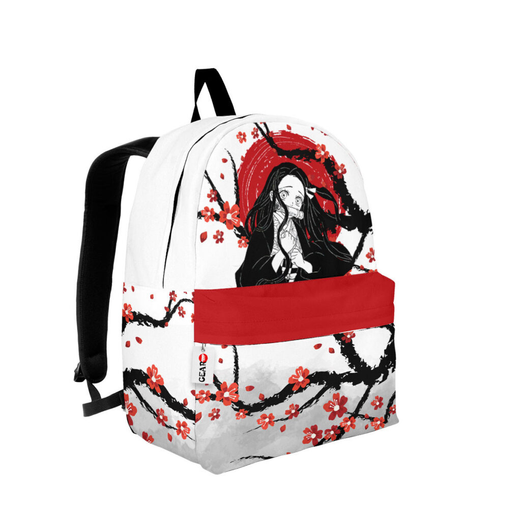 Nezukou Demon Slayer Backpack Japan Style Anime Backpack