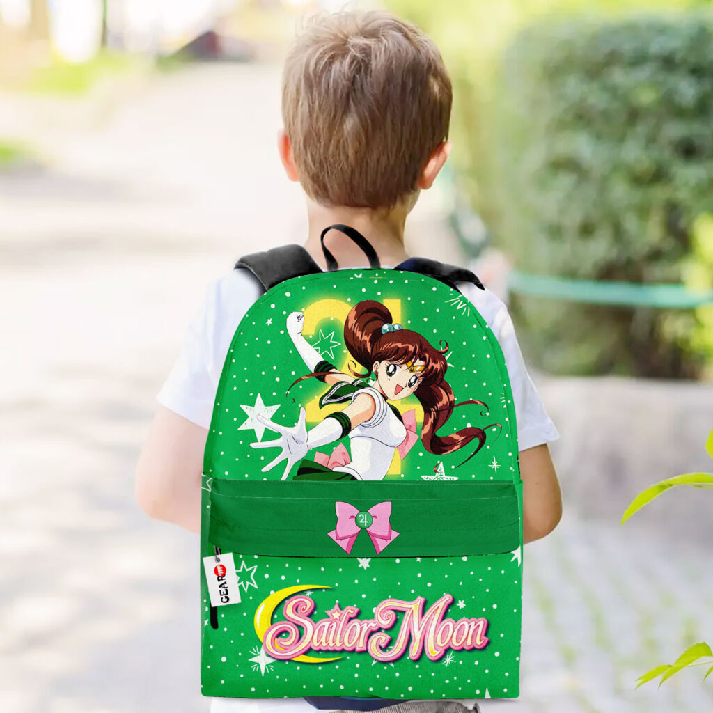 Sailor Jupiter Sailor Moon Backpack Custom Makoto Kino Sailor Bag Anime Backpack