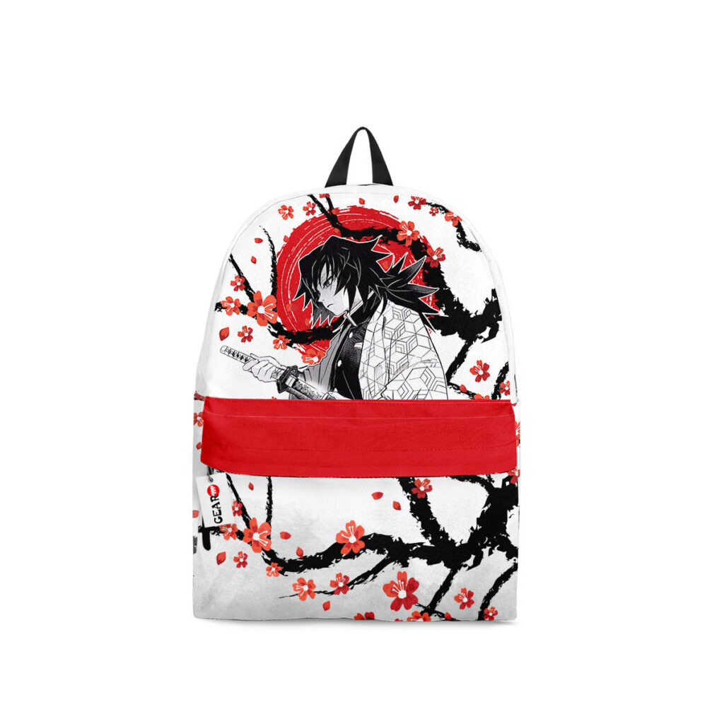 Giyu Tomioka Demon Slayer Backpack Japan Style Anime Backpack