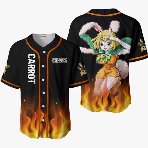 Carrot Anime One Piece Otaku Cosplay Shirt Anime Baseball Jersey