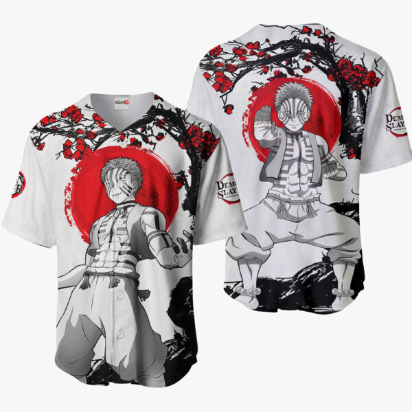 Akaza Anime Demon Slayer Otaku Cosplay Shirt Anime Baseball Jersey Japan Style