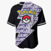 Gengar Pokemon Otaku Cosplay Shirt Anime Baseball Jersey Shirts