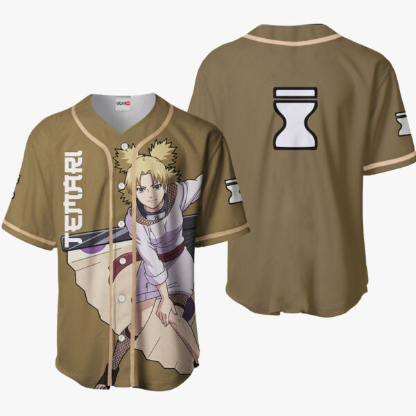 Temari Anime Naruto Otaku Cosplay Shirt Anime Baseball Jersey