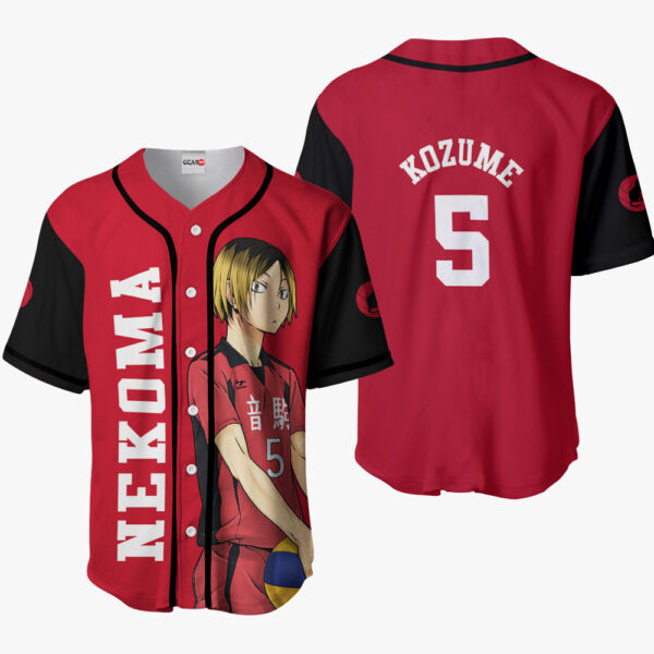 Kenma Kozume Anime Haikyu!! Otaku Cosplay Shirt Anime Baseball Jersey