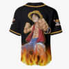 Monkey D Luffy Anime One Piece Otaku Cosplay Shirt Anime Baseball Jersey