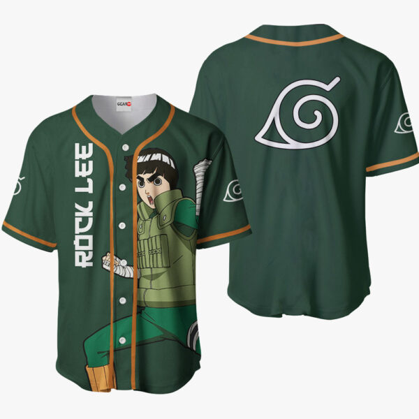 Rock Lee Animen Naruto Otaku Cosplay Shirt Anime Baseball Jersey