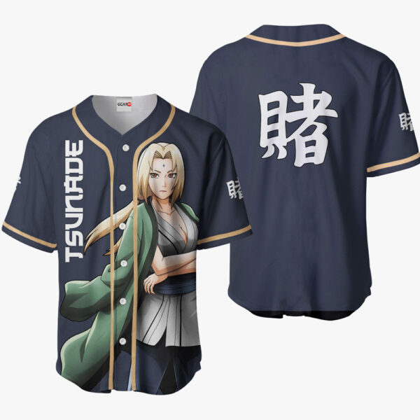 Tsunade Anime Naruto Otaku Cosplay Shirt Anime Baseball Jersey