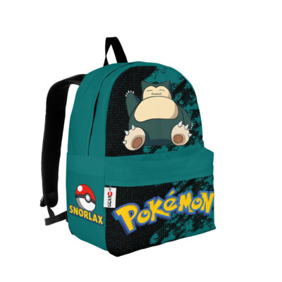 Snorlax Pokemon Backpack Anime Backpack