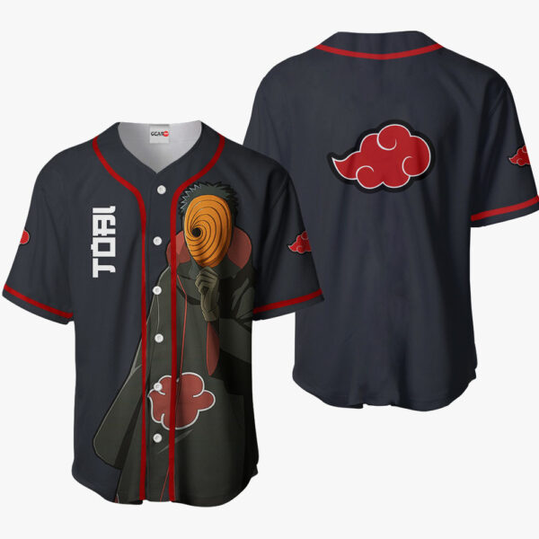 Tobi Anime Naruto Otaku Cosplay Shirt Anime Baseball Jersey
