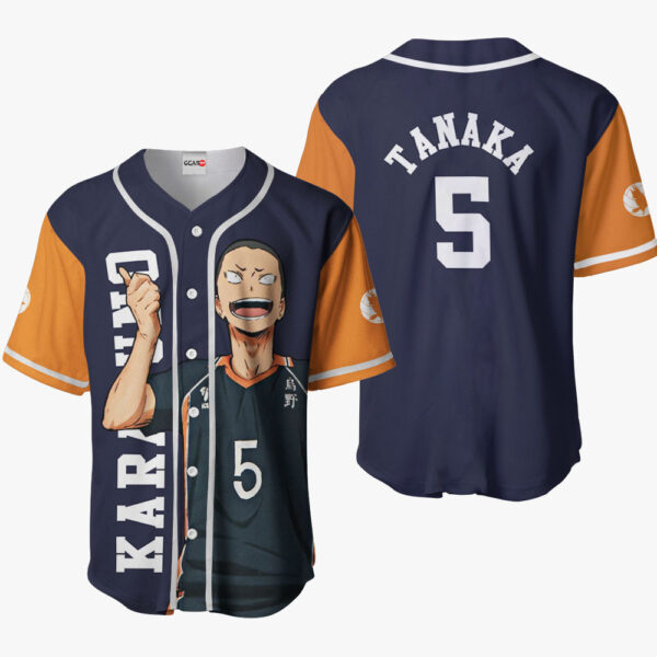 Ryunosuke Tanaka Anime Haikyu!! Otaku Cosplay Shirt Anime Baseball Jersey