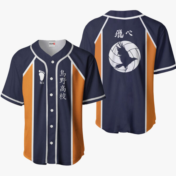 Karasuno Anime Haikyu!! Otaku Cosplay Shirt Anime Baseball Jersey Costume
