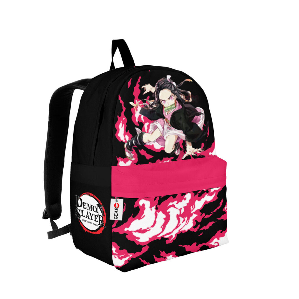 Nezuko Blood Demon Art Demon Slayer Backpack Anime Backpack