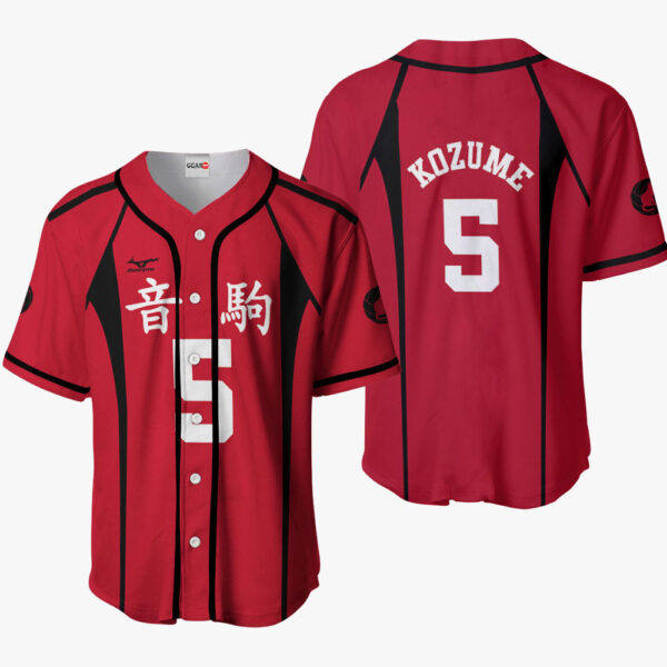 Kenma Kozume Anime Haikyu!! Otaku Cosplay Shirt Anime Baseball Jersey Costume