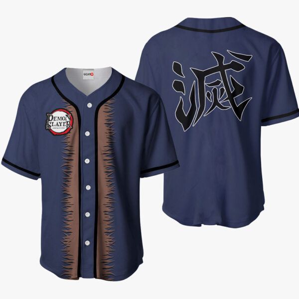 Inosuke Anime Demon Slayer Otaku Cosplay Shirt Anime Baseball Jersey Costume