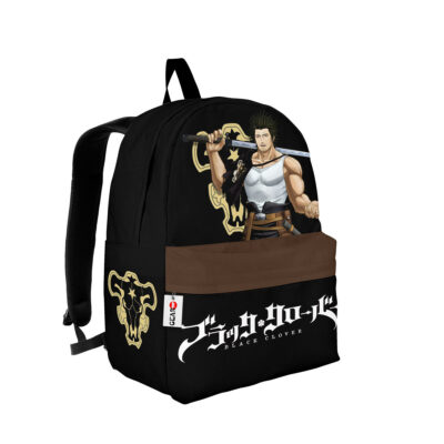 Yami Sukehiro Black Clover Backpack Anime Backpack