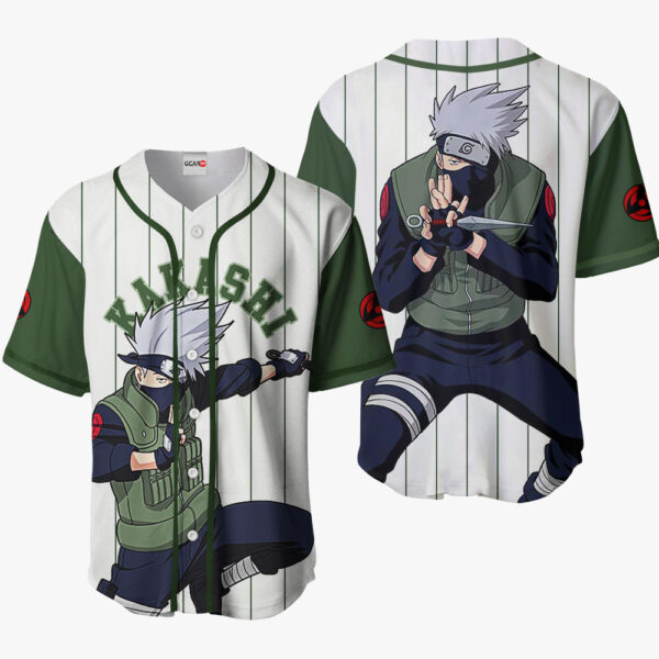 Kakashi Hatake Anime Naruto Otaku Cosplay Shirt Anime Baseball Jersey