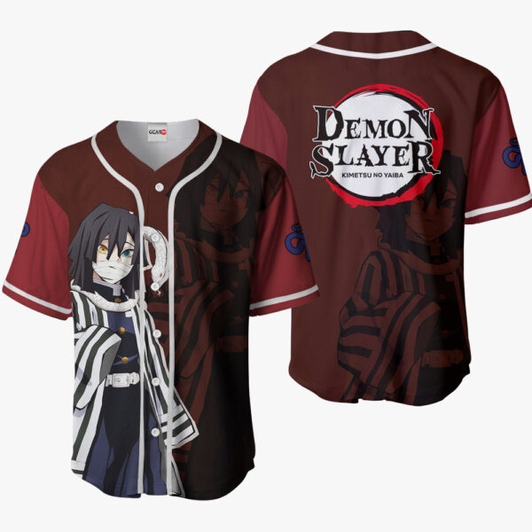 Obanai Iguro Anime Demon Slayer Otaku Cosplay Shirt Anime Baseball Jersey