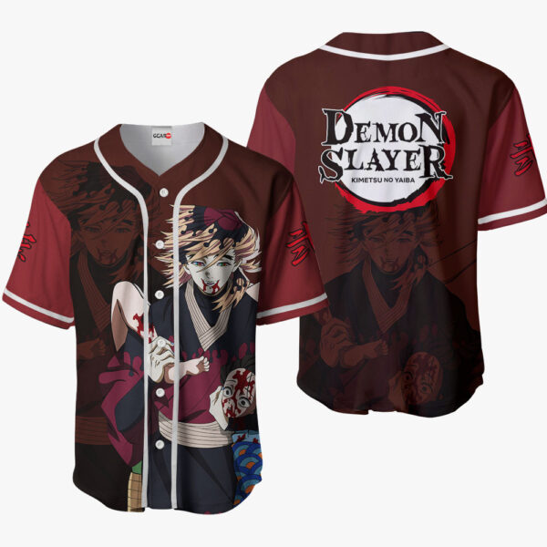 Douma Anime Demon Slayer Otaku Cosplay Shirt Anime Baseball Jersey