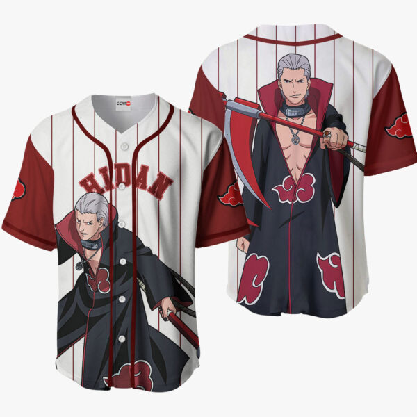 Hidan Anime Naruto Otaku Cosplay Shirt Anime Baseball Jersey Sport Style