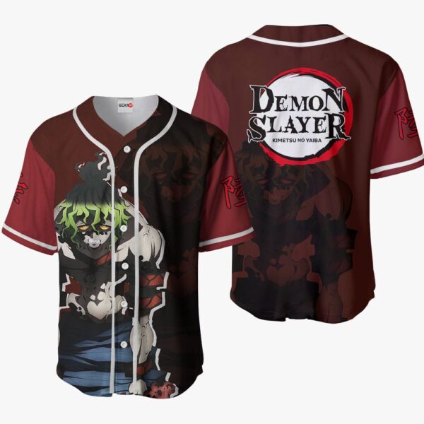 Gyutaro Anime Demon Slayer Otaku Cosplay Shirt Anime Baseball Jersey