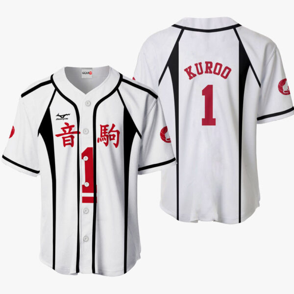 Tetsurou Kuroo Anime Haikyu!! Otaku Cosplay Shirt Anime Baseball Jersey Costume Great Gift