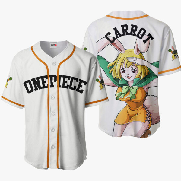 Carrot Anime One Piece Otaku Cosplay Shirt Anime Baseball Jersey