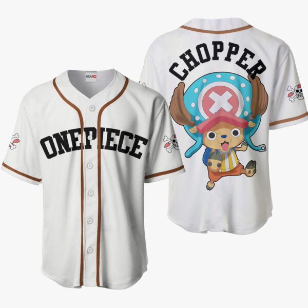 Tony Tony Chopper Anime One Piece Otaku Cosplay Shirt Anime Baseball Jersey